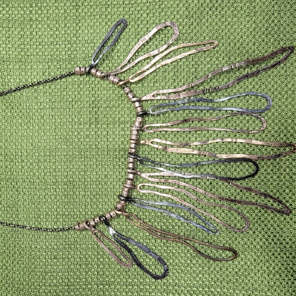 PAZ Isreal Sterling Silver Statement Necklace - Picture 7 of 8